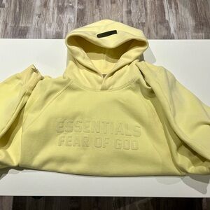 Essentials Fear of God Yellow Hoodie